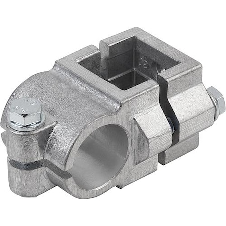 Kipp Tube clamps cross aluminum K0474.54040